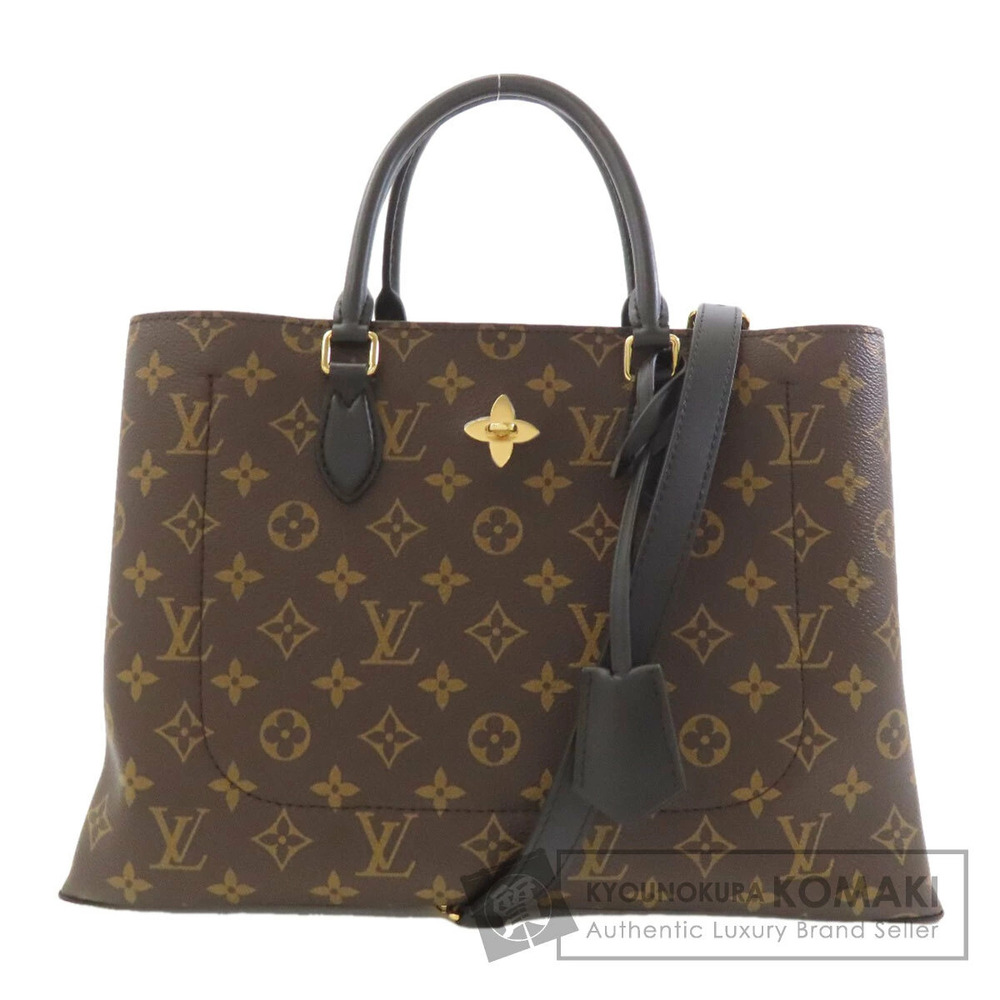 Louis Vuitton Flower Tote Handbag Monogram Canvas